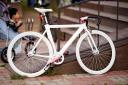 Weißes Fixie